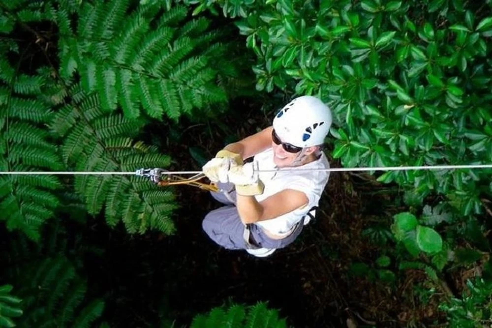 Largest Fiji Zipline in South Pacific & Cave Exploration in Nadi fiji zipline tour