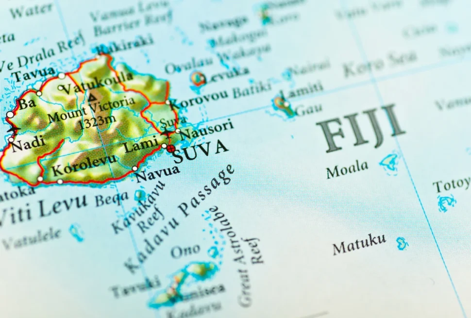 fiji map