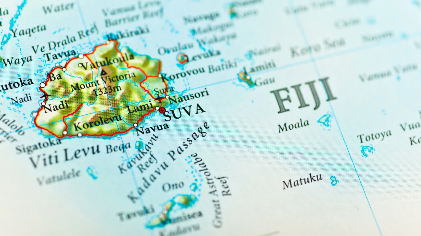 fiji map